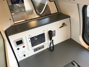 Sprechstelle für Zugpersonal