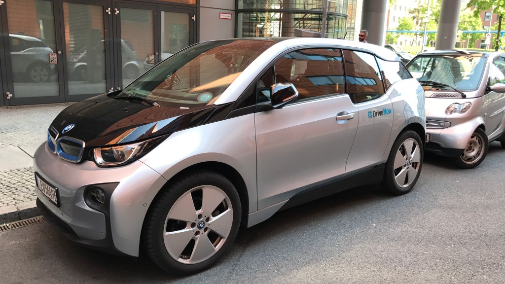 DriveNow BMW i3 Elektroauto Berlin