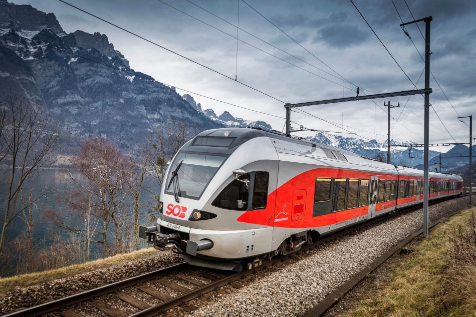 Die Schweizerische Suedostbahn AG, SOB ist ein selbststaendiges, nach privatwirtschaftlichen Kriterien gefuehrtes Eisenbahn Unternehmen