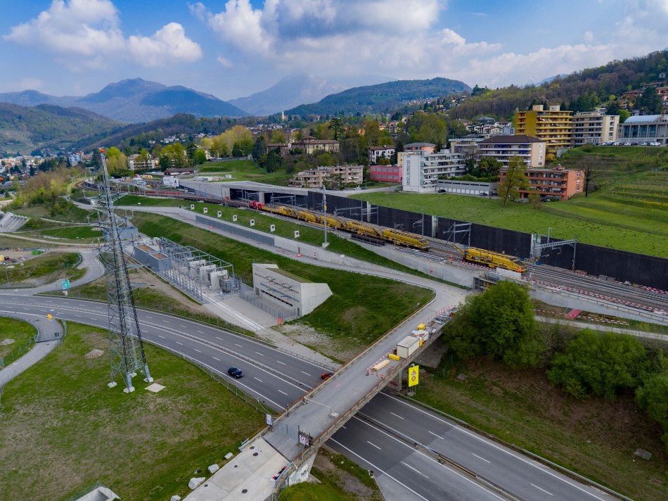Ceneri-Basistunnel Südportal Vezia