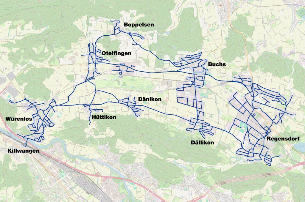 Kartierungsgebiet für iamo «Intelligente automatisierte Mobilität»