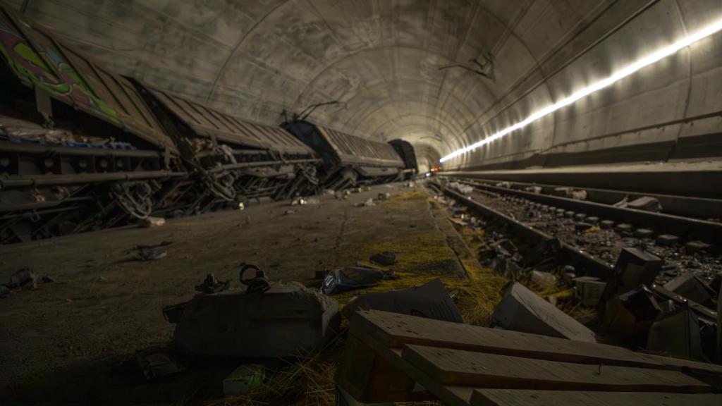 Entgleisung Güterzug im Gotthard Basistunnel der SBB